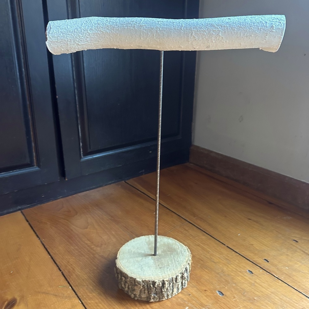 Wood Branch Necklace Holder